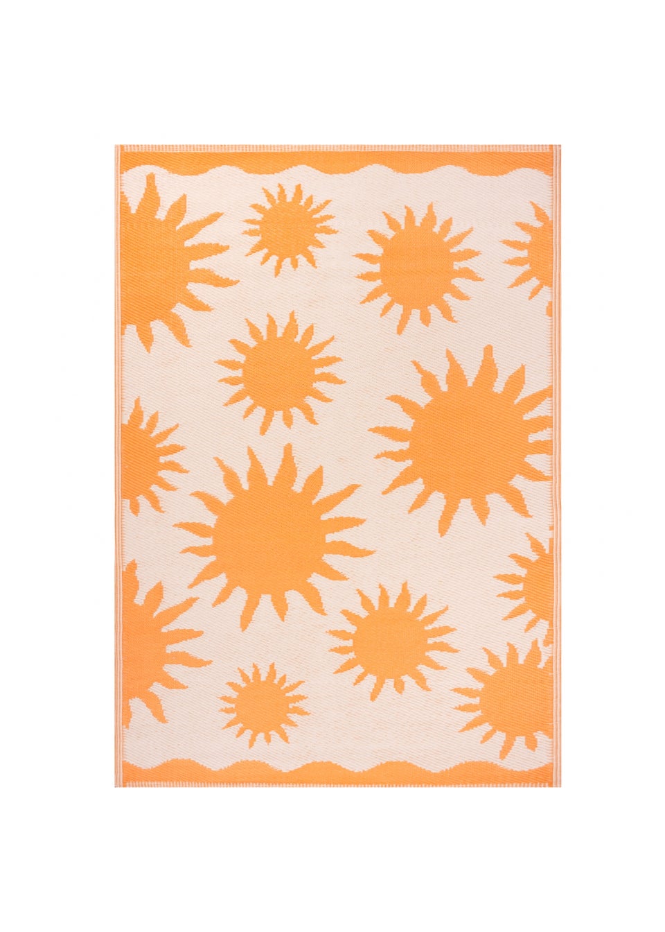 Furn Summer Solstice Sunrise Yellow Indoor/Outdoor Rug (120 x 180cm)