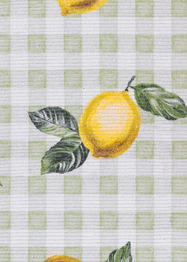 Furn Fruits Lemons Striped Indoor/Outdoor Rug (120 x 170cm)