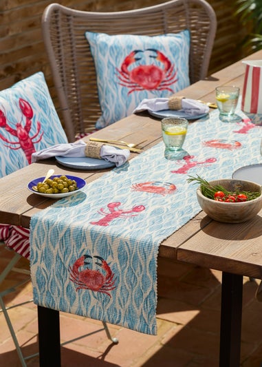 Wylder Abersoch Marine Indoor/Outdoor Table Runner (35 x 180cm)