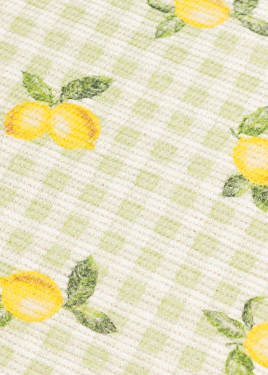 Furn Fruits Lemons Indoor/Outdoor Table Runner (35 x 180cm)