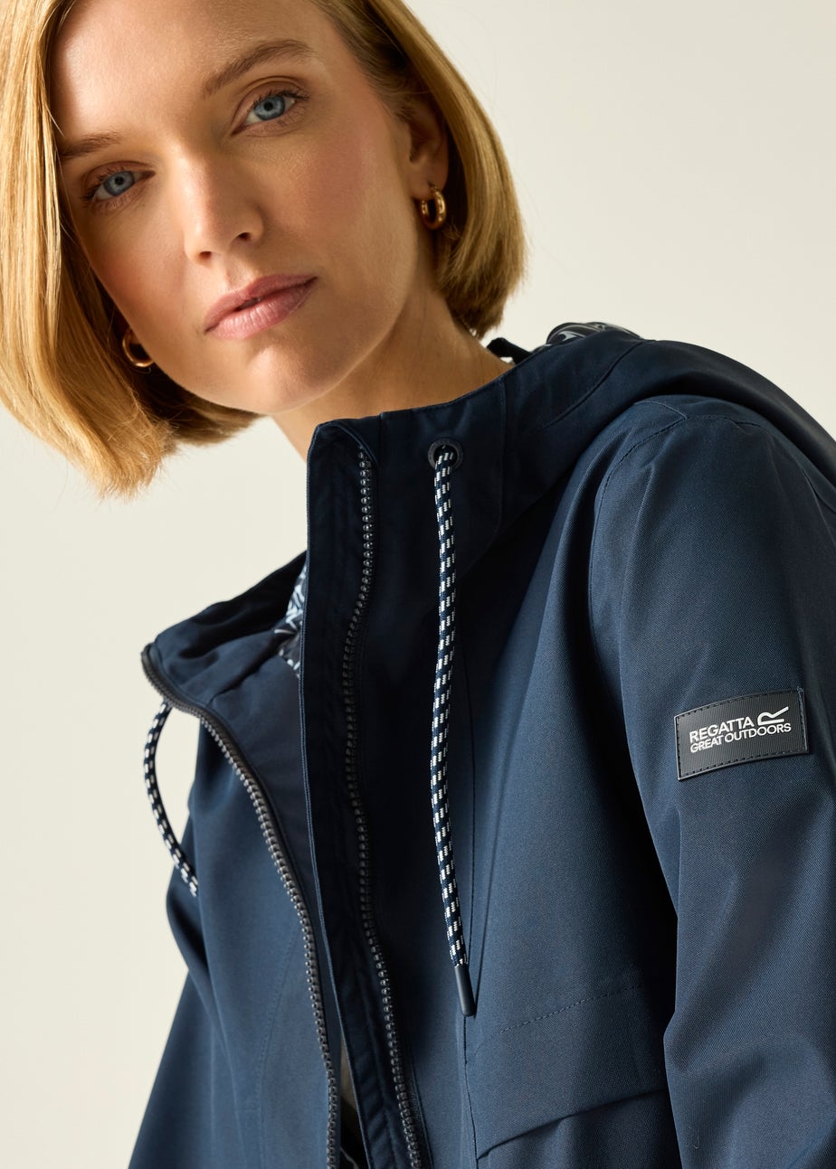 Regatta Navy Floral Paradise  Orlea Waterproof With Isotex Technology Jacket