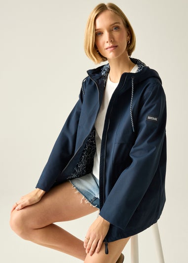 Regatta Navy Floral Paradise  Orlea Waterproof With Isotex Technology Jacket