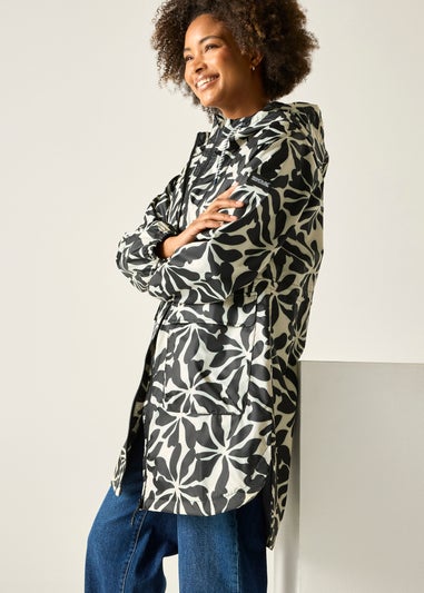 Regatta Abstract Floral Brindel Pack-It Waterproof With Isolite Technology Jacket