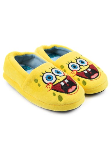Vanilla Underground SpongeBob SquarePants Kids Slip On Slippers (10 - 4 UK)