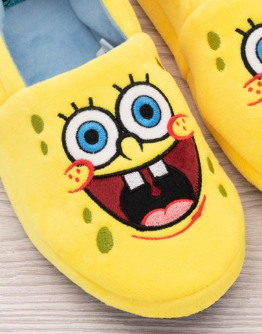 Vanilla Underground SpongeBob SquarePants Kids Slip On Slippers (10 - 4 UK)