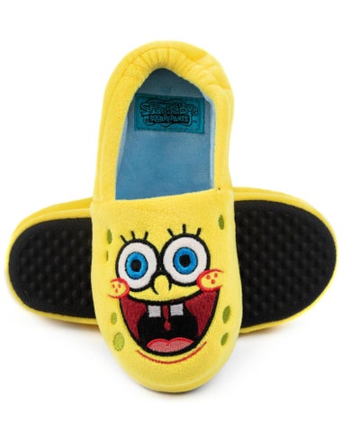 Vanilla Underground SpongeBob SquarePants Kids Slip On Slippers (10 - 4 UK)
