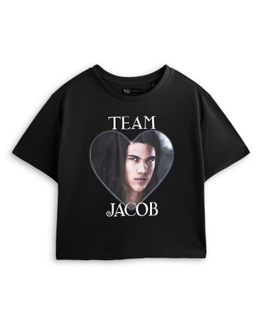 Vanilla Underground Twilight Team Jacob Black Cropped T-Shirt