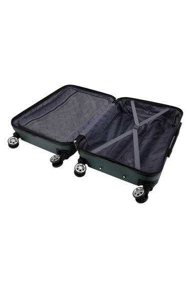 Infinity Luggage Emerald Green Hard Shell Suitcase