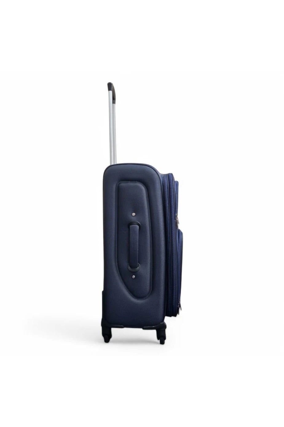 Infinity Luggage Navy Soft Shell Lightweight  Nylon Suitcase