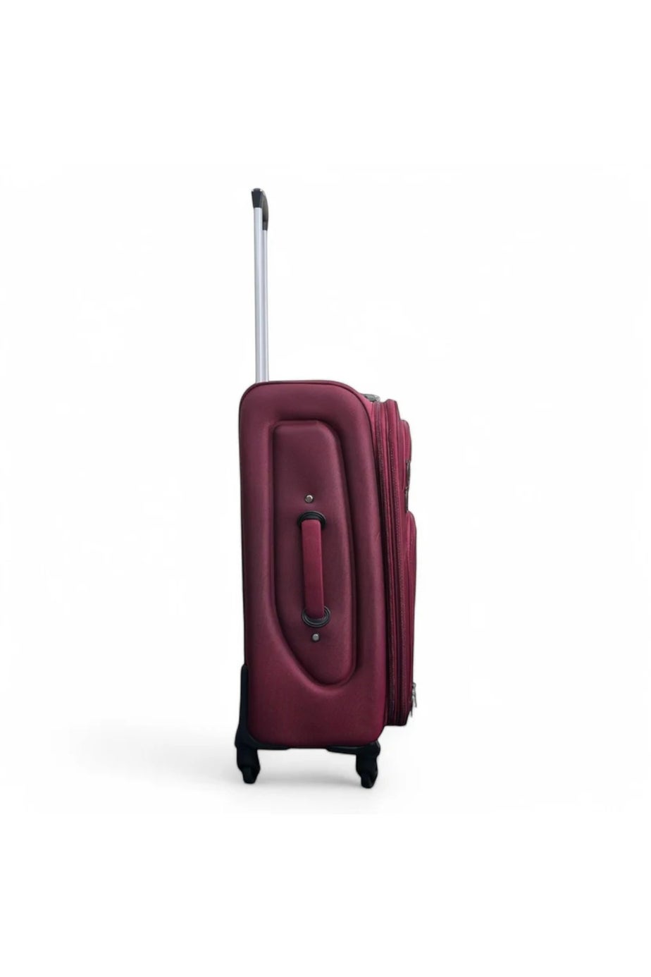 Infinity Luggage Wine Soft Shell Lightweight Nylon Suitcase