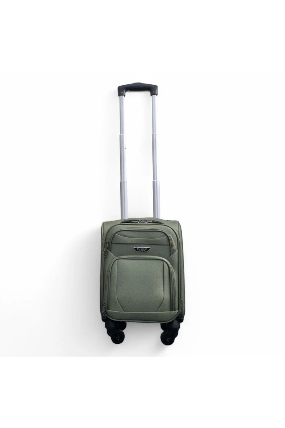 Infinity Luggage Khaki Soft Shell Lightweight Underseat Nylon Suitcase