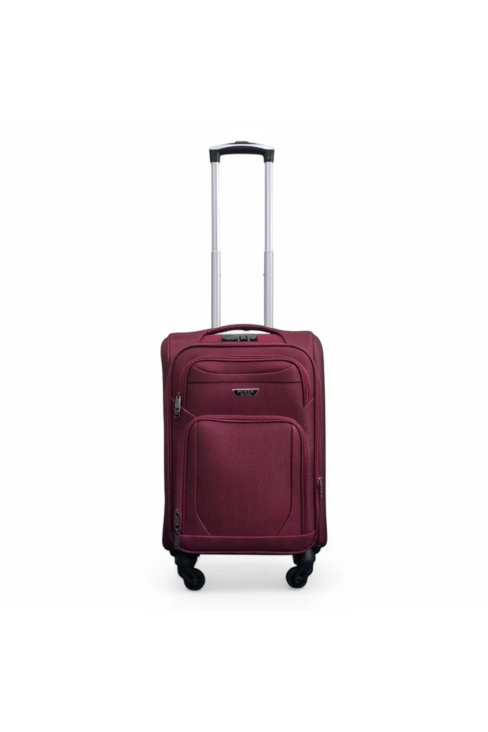 Infinity Luggage Wine Expandable Soft Shell Cabin Suitcase