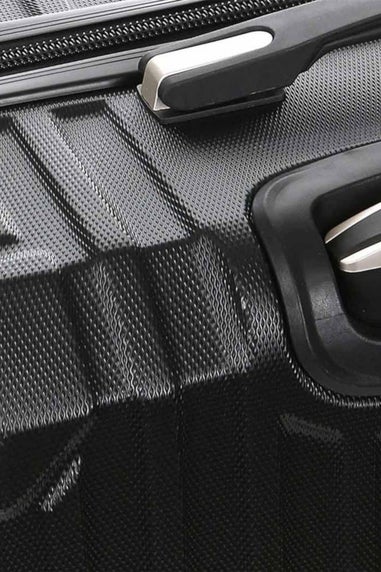 Infinity Luggage Black Hard Shell ABS  Suitcase