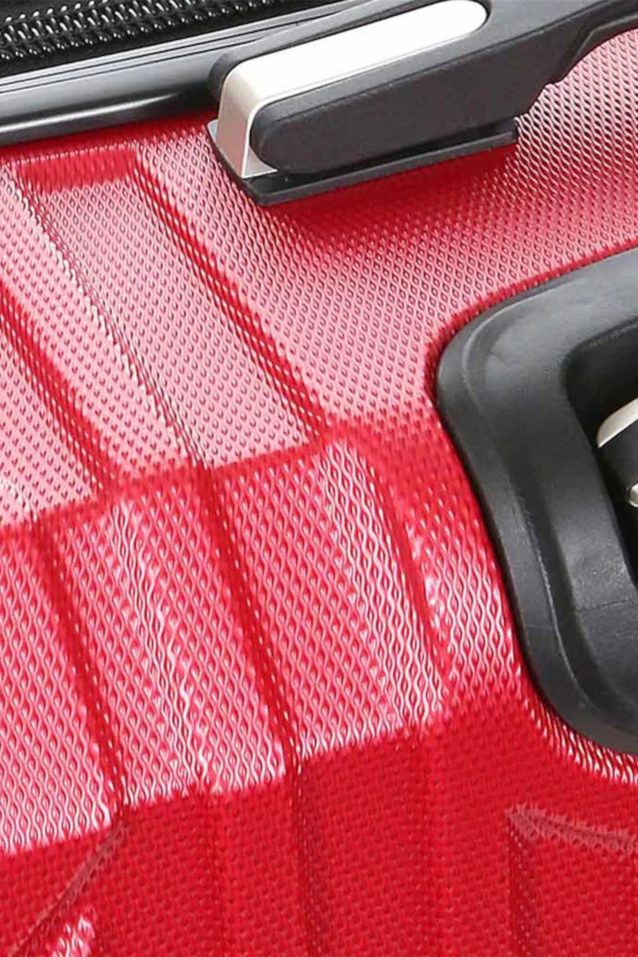 Infinity Luggage Red Hard Shell ABS Suitcase