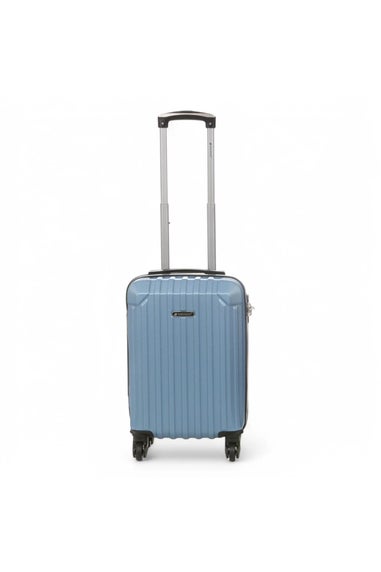 Infinity Luggage Blue Hard Shell ABS Suitcase