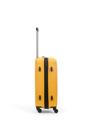 Infinity Luggage Yellow Hard Shell ABS Suitcase