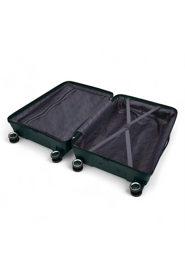 Infinity Luggage Green Hard Shell Suitcase TSA Travel