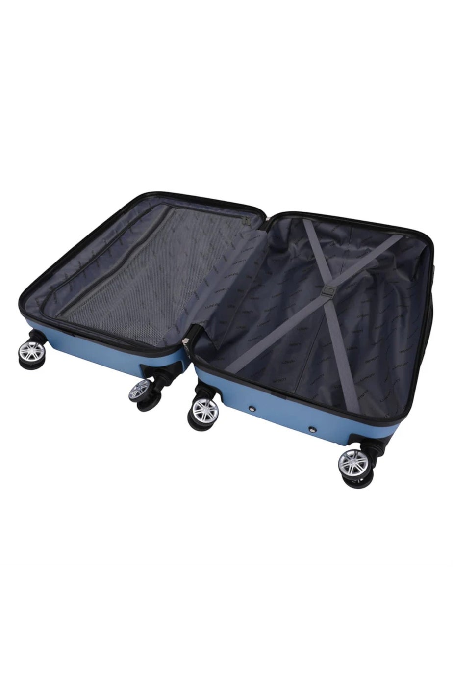 Infinity Luggage Navy Hard Shell Blue Modern Suitcase