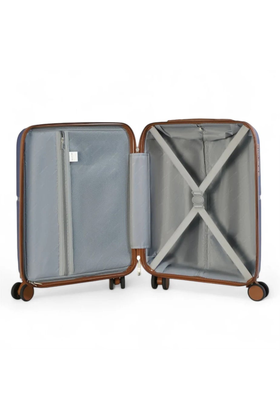 Infinity Luggage Black Hard Shell Strong Suitcase