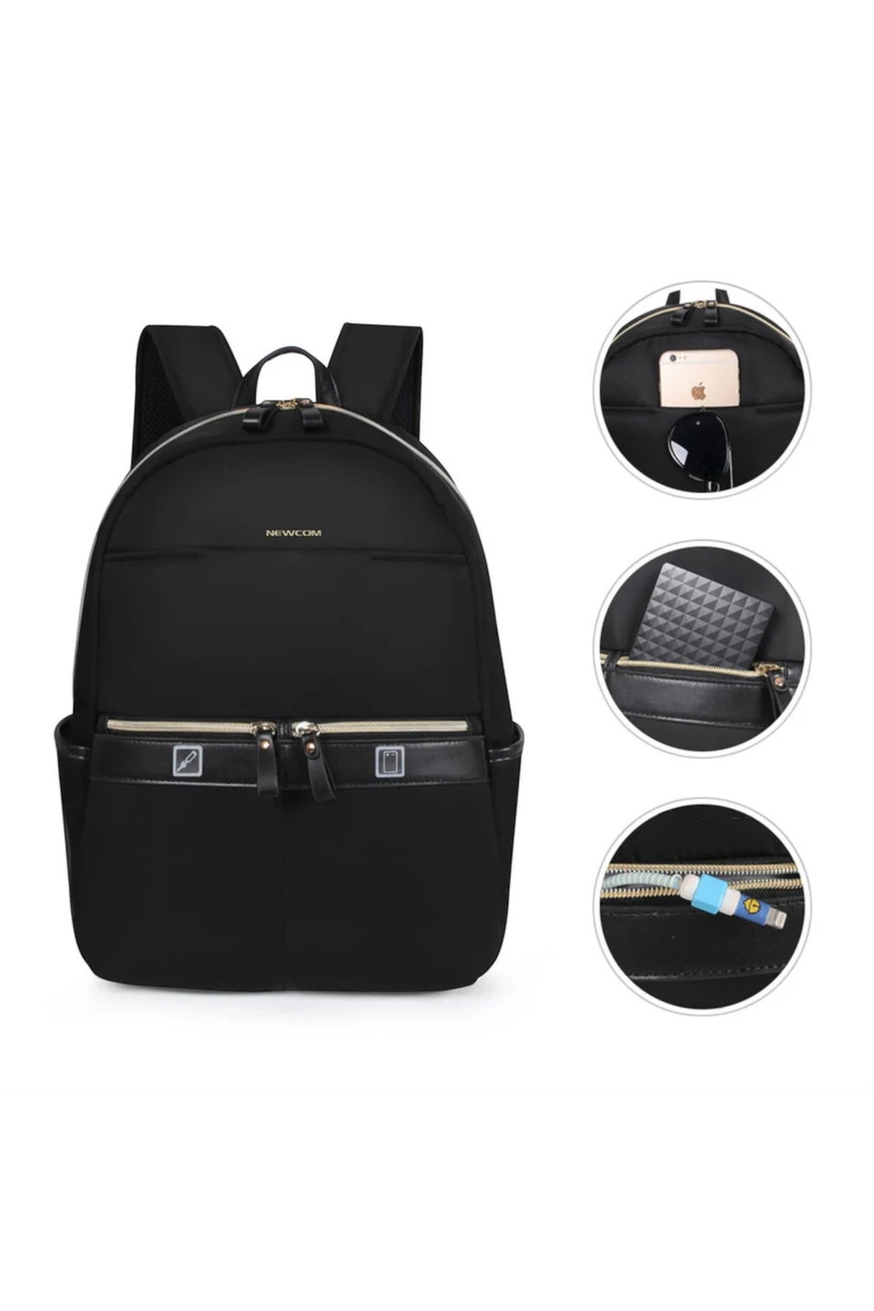 Infinity Luggage Black Backpack Rucksack