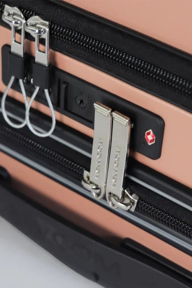 Infinity Luggage Pink Durable  Cabin Suitcase