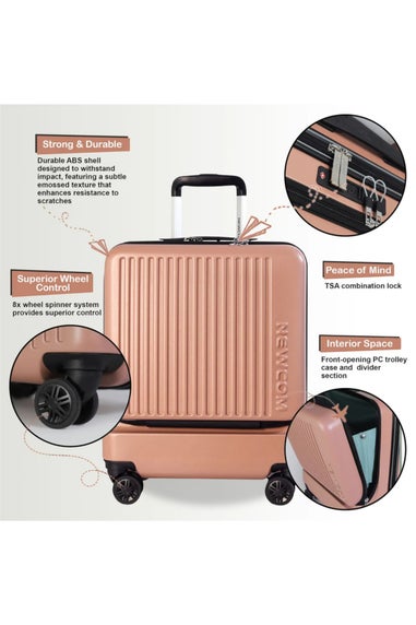 Infinity Luggage Pink Durable  Cabin Suitcase