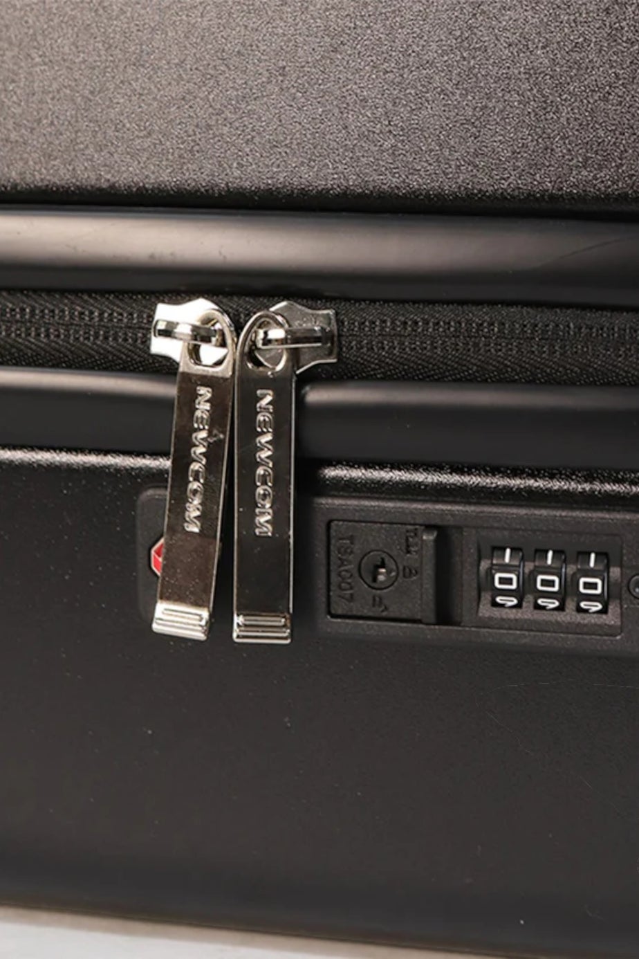 Infinity Luggage Black Hard Shell Cabin TSA Secure TSA Secure