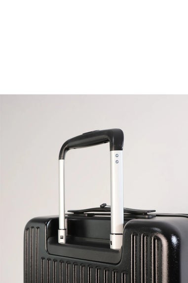 Infinity Luggage Black Hard Shell Cabin TSA Secure TSA Secure