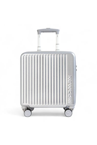 Infinity Luggage Silver Hard Shell Cabin TSA Secure