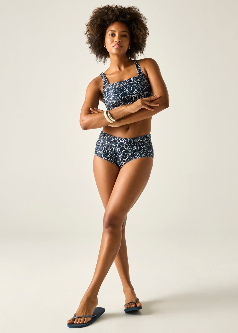 Regatta Navy Floral Loria Bikini Top