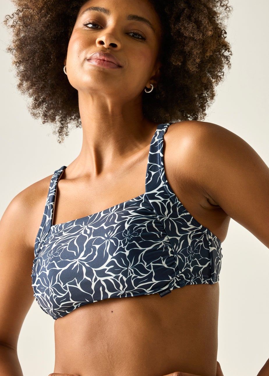 Regatta Navy Floral Loria Bikini Top