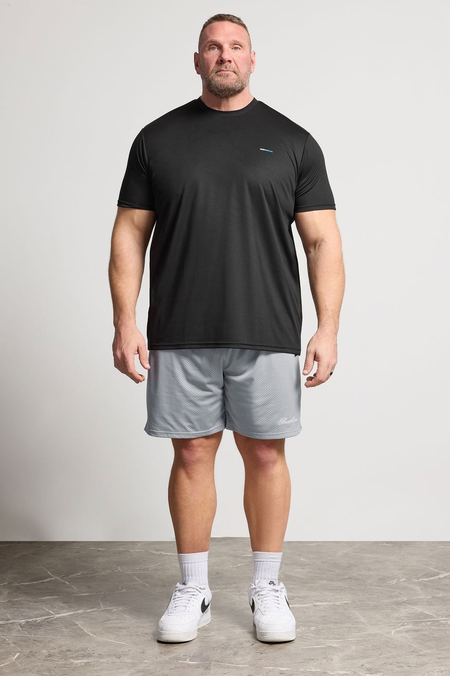 BadRhino Light Grey Lightweight Mesh Shorts