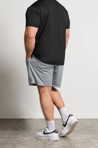 BadRhino Light Grey Lightweight Mesh Shorts