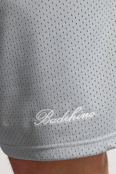 BadRhino Light Grey Lightweight Mesh Shorts