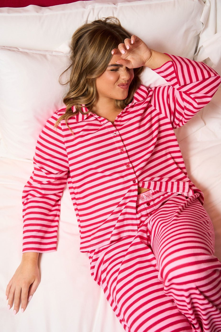 JimJam Red Stripe PJ Set