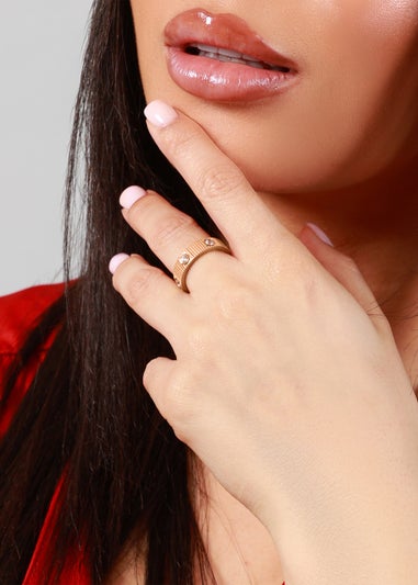 Say It With Rose Gold Love Ring - Small