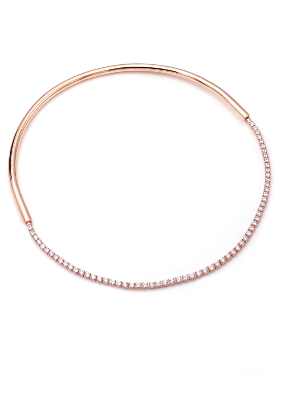 Say It With Rose Gold Detachable Choker Necklace Set