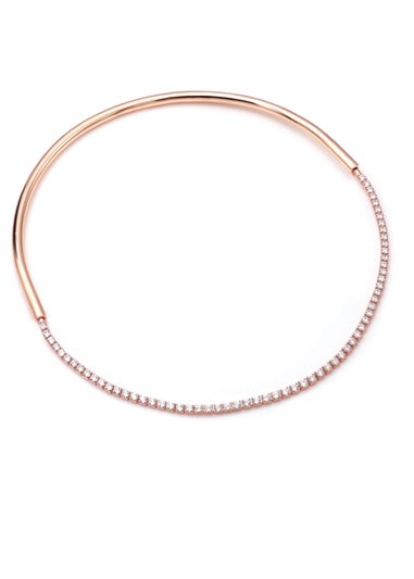 Say It With Rose Gold Detachable Choker Necklace Set
