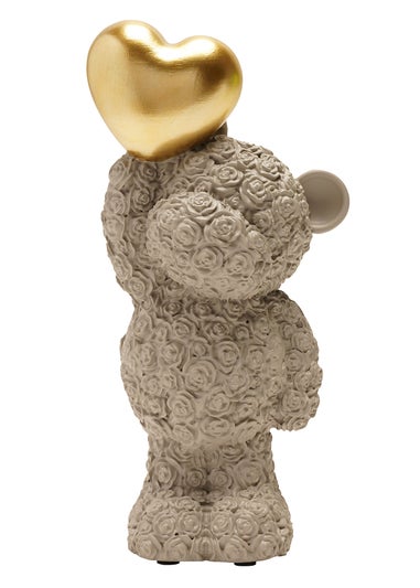 Love Is Sweet Grey Bear With Heart