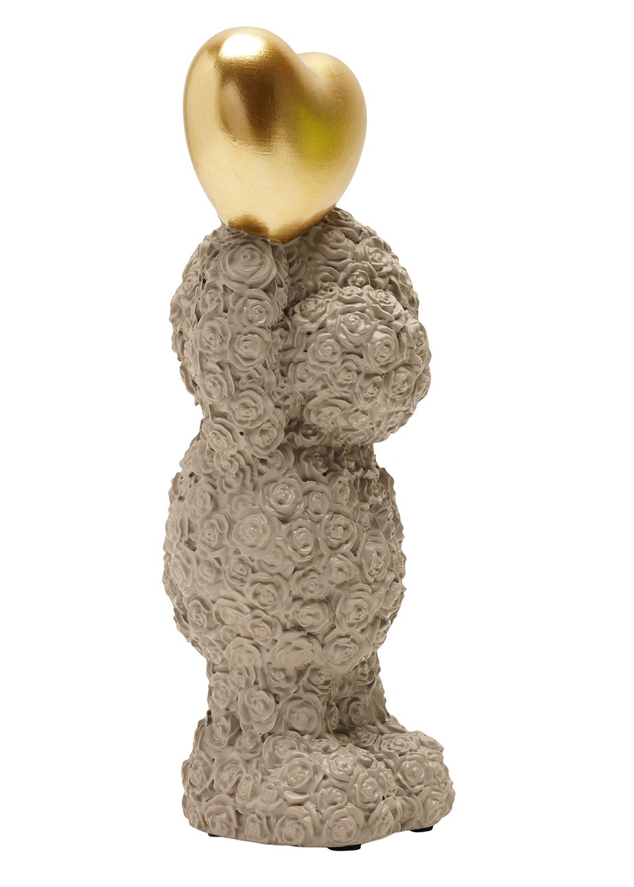 Love Is Sweet Grey Bear With Heart