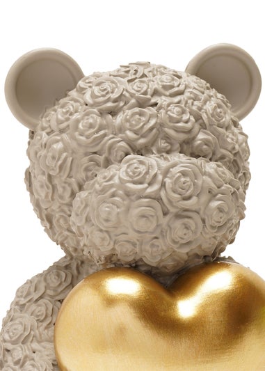 The Seasonal Gift Co. Love Is Sweet Grey Bear Holding Heart In Both Arms