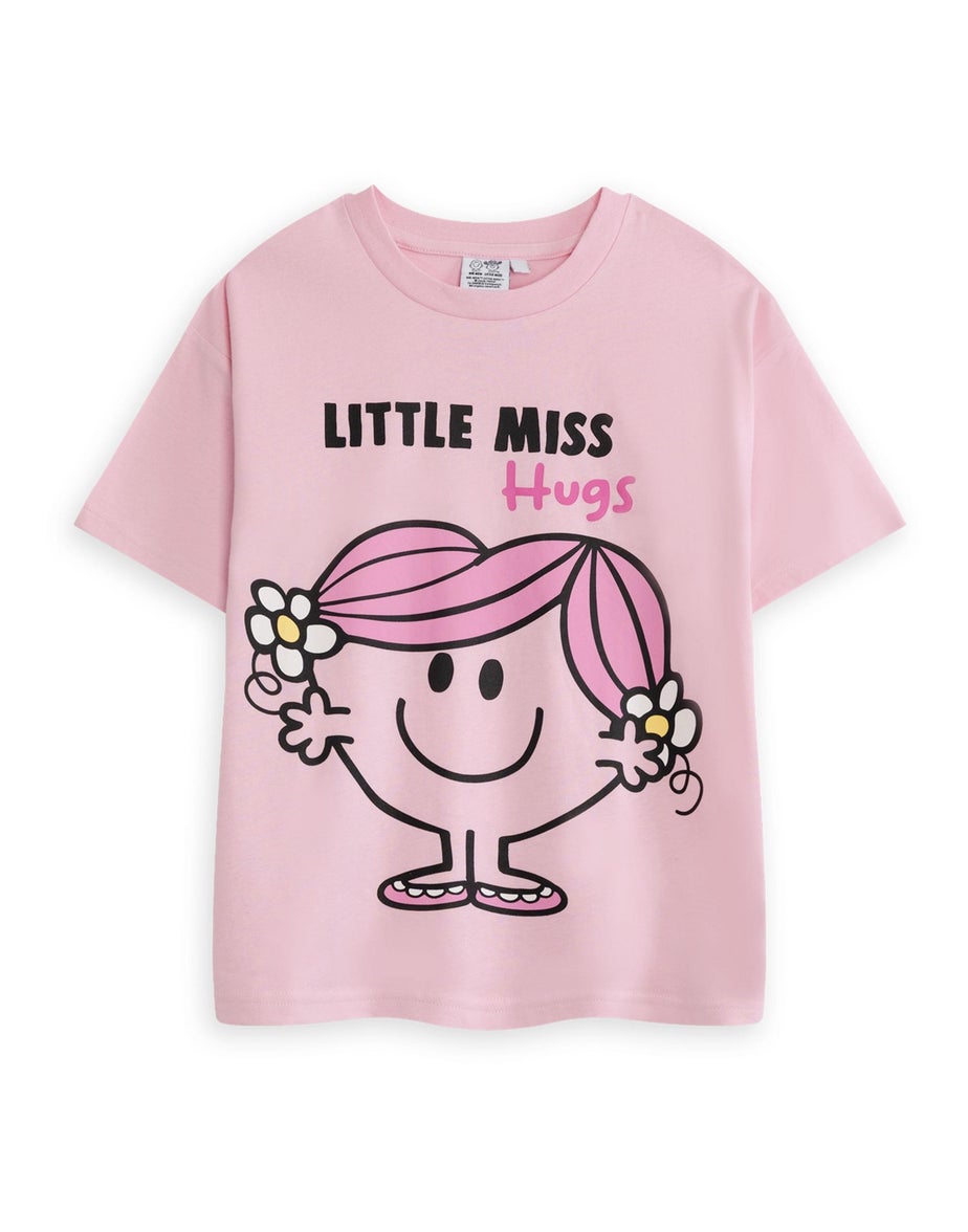 Vanilla Underground Mr. Men & Little Miss Girls Multicoloured T-Shirts (2-8 Years) - Pack of 3