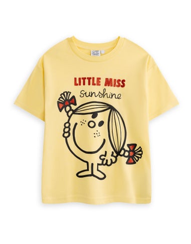 Vanilla Underground Mr. Men & Little Miss Girls Multicoloured T-Shirts (2-8 Years) - Pack of 3