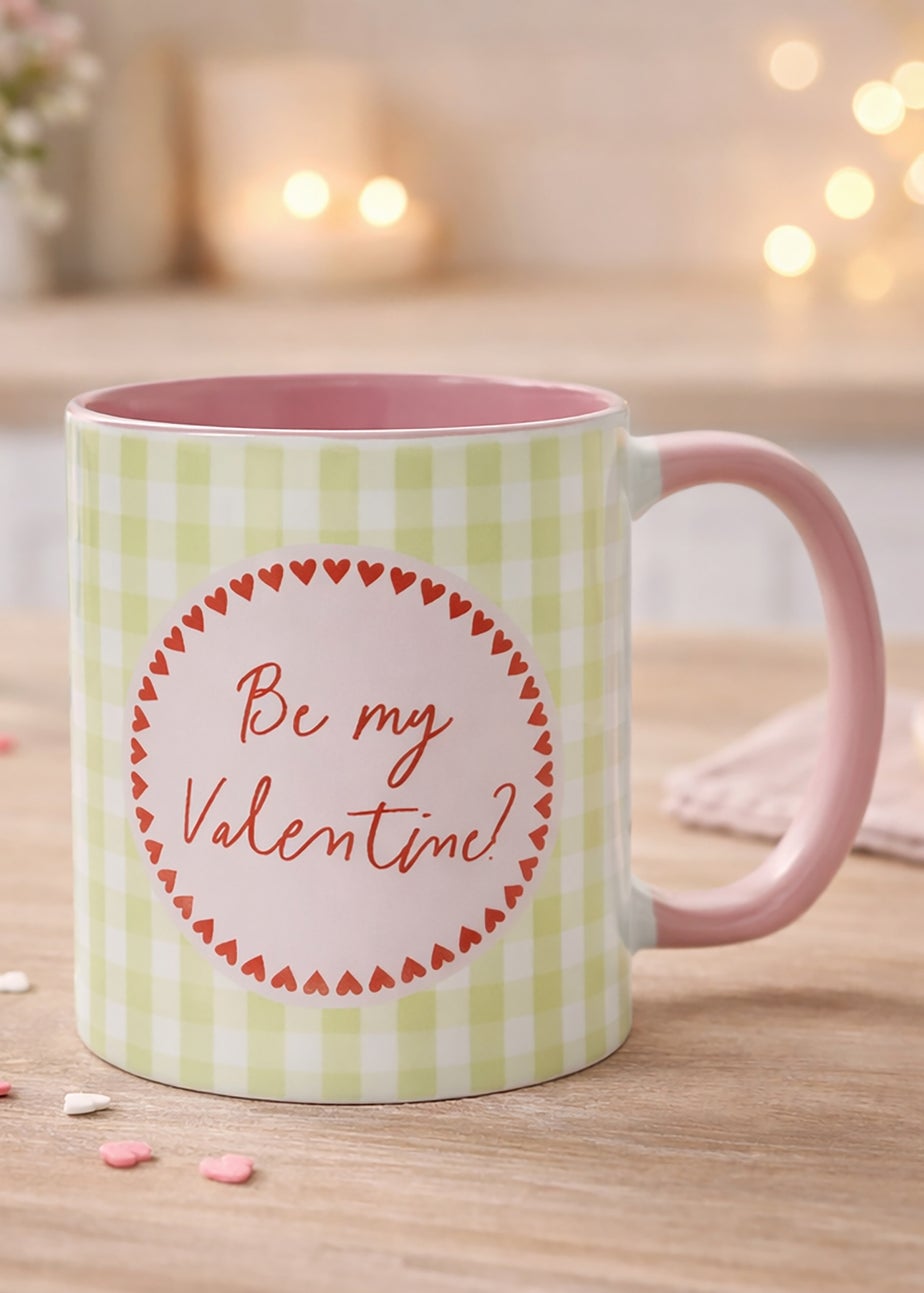The Seasonal Gift Co. Love Is Sweet Pink Handled 11oz Mug Be My Valentine