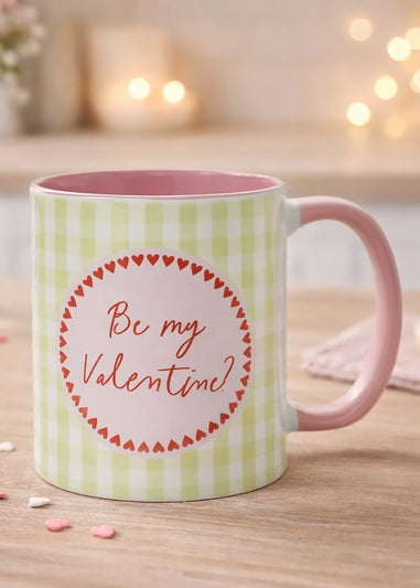 The Seasonal Gift Co. Love Is Sweet Pink Handled 11oz Mug Be My Valentine