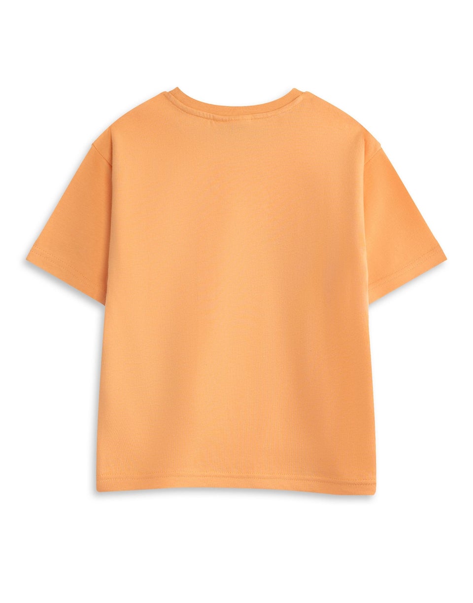 Vanilla Underground The Tiger Who Came To Tea Boys Orange T-Shirt (12 mnths - 5 years)