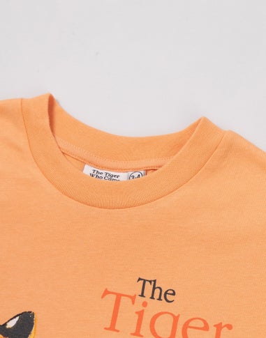 Vanilla Underground The Tiger Who Came To Tea Boys Orange T-Shirt (12 mnths - 5 years)