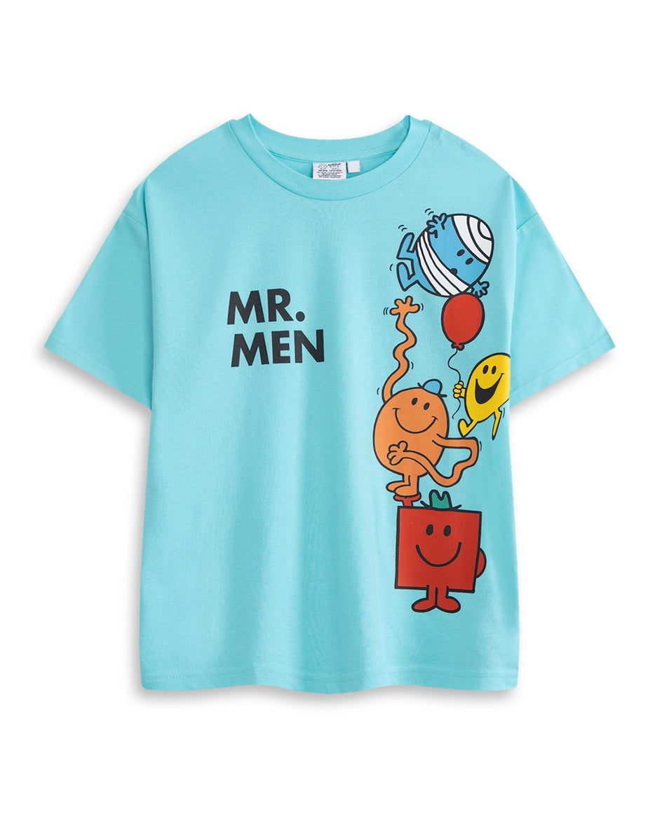 Vanilla Underground Mr. Men & Little Miss Boys Multicoloured T-Shirts (2-8 Years) - Pack of 3
