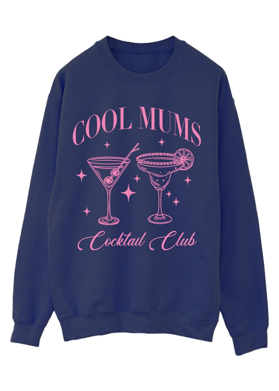 Spiral Galaxy Mother's Day Cool Mums Club Navy Blue Graphic Sweatshirt
