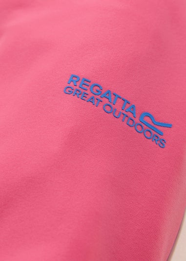 Regatta Pink Lemonade Sonic Blue Floral Hoku II UPF 30 Rash Vest (3-13 Years)